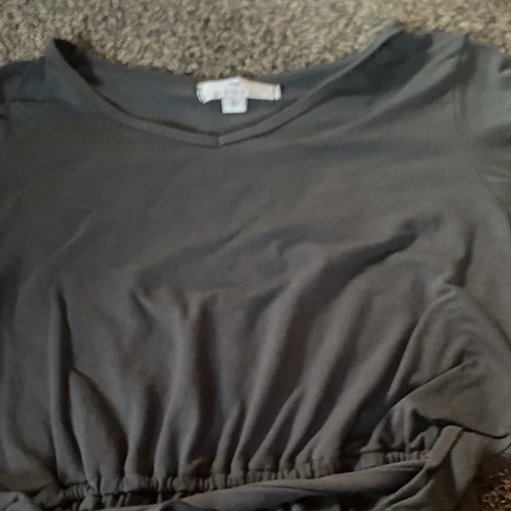 Elegant Charcoal Jumpsuit